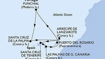 Helló Madeira, helló Kanári-szigetek! - Csoportos hajóút repülővel